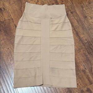 Givenchy Beige Pencil Skirt